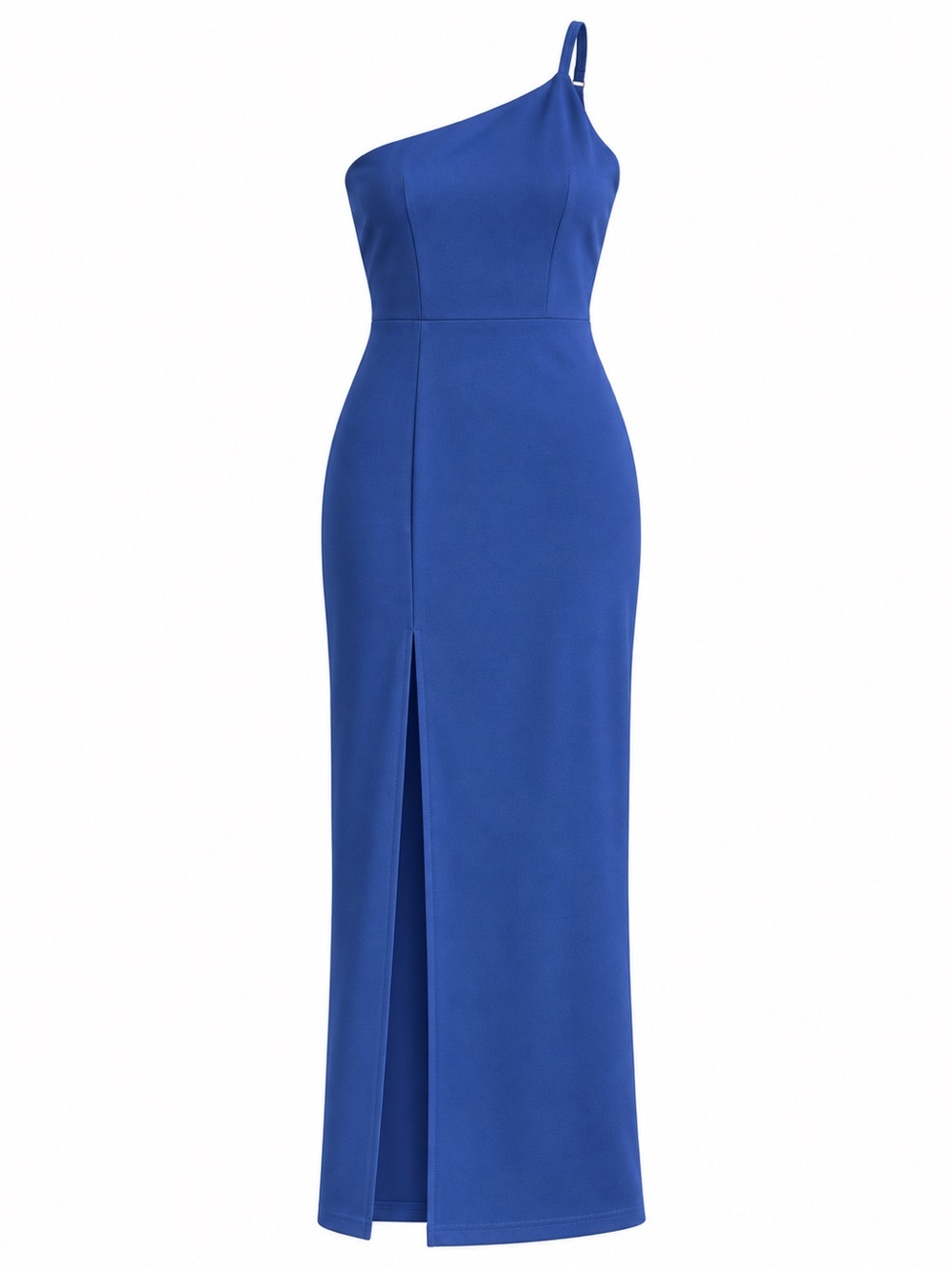 PRETTYGARDEN Women's Formal-One Shoulder Spaghetti Strap High Slit Bodycon L NWT
